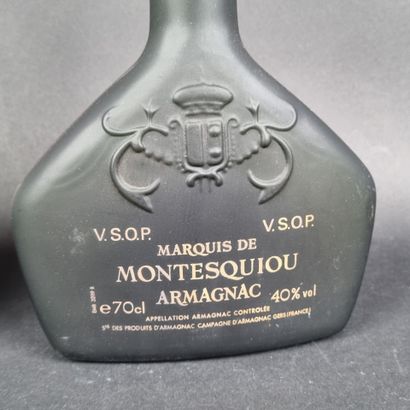 Lot de 2 b. d'ARMAGNAC : 1 b. Marquis de...