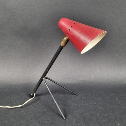LACROIX Jean Boris (1902 -1984) Lampe tripode...