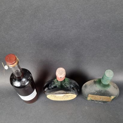 Lot de 3 b. d'ARMAGNAC : 1 b. J. de Malliac...