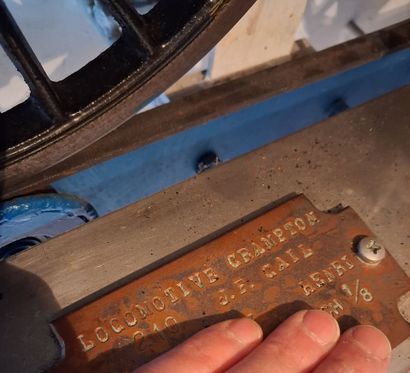 Modèle réduit d'une locomotive Crampton avec...