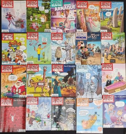 Environ 60 numéros de la revue FLUIDE GL...