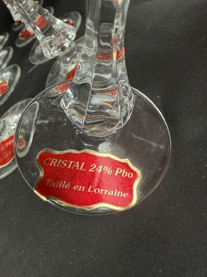 Cristal de Lorraine. Ensemble en cristal...