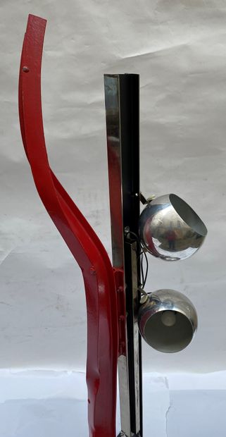 Alain VALTAT (born in 1943), Floor lamp sculpture,...