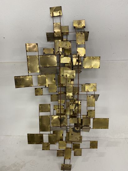 Curtis & Jere (XX th), Geometric wall composition....