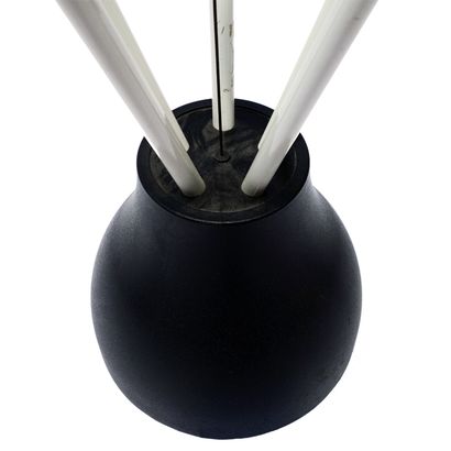 CASSINA editor, glass plastic pedestal table....