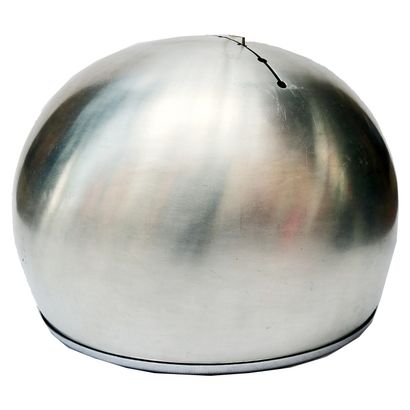 PAIR OF SUSPENSIONS with hemispherical diffuser...