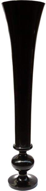 Important VASE in black plexiglass. From...