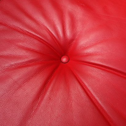 POLTRONA FRAU for Airbus. Red leather briefcase....