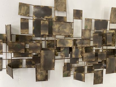 Curtis & Jere (XX th), Geometric wall composition....