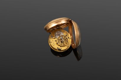 DUTERTRE Paris
Montre de poche en trois ors...