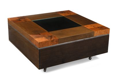 Mario SABOT (XXe)
Table basse carrée laquée...