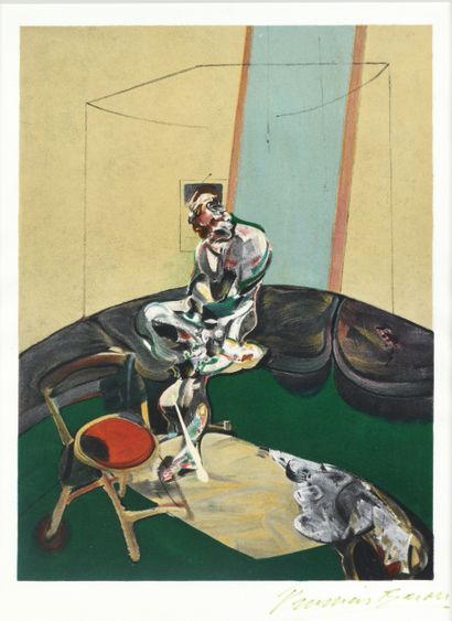 Francis BACON (1909-1992)
George Dyer réparant...