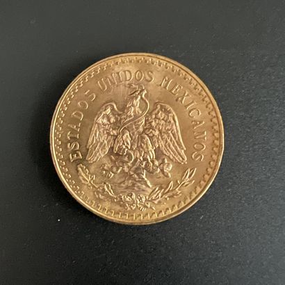 Une pièce de 50 pesos Mexique de 1947, en...