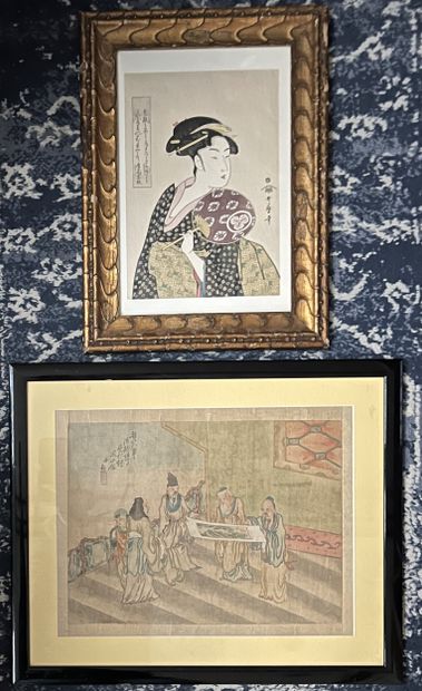 D'après UTAMARO et HOKUSAI
Trois reproductions...