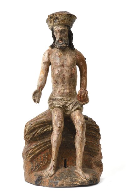 Christ présentant son cœur sacré dans la...
