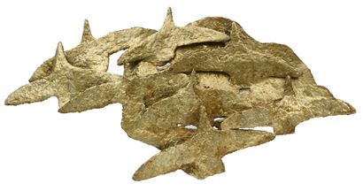 MANOLI (1927-2001)
Envol de mouettes
Bronze...