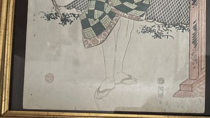 UTAGAWA KUNISADA (Toyokuni III) (Japon, 1786-1865)
Six...