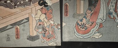 KUNISADA (Toyokuni III) (Japon, 1786-1865)
Estampe...