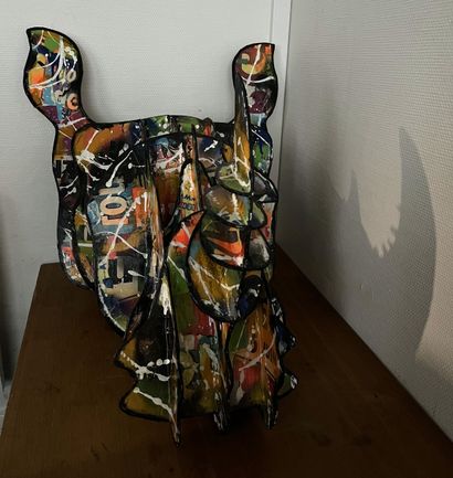 Robert SGARRA (1959)
Massacre de rhinocéros
Plastique,...