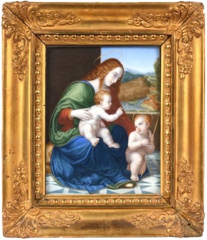 Ecole italienne du XIXe
La Vierge, l'Enfant...