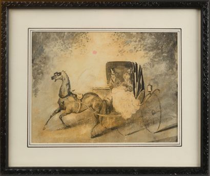 Attribué à Constantin GUYS (1802-1892)
Couple...
