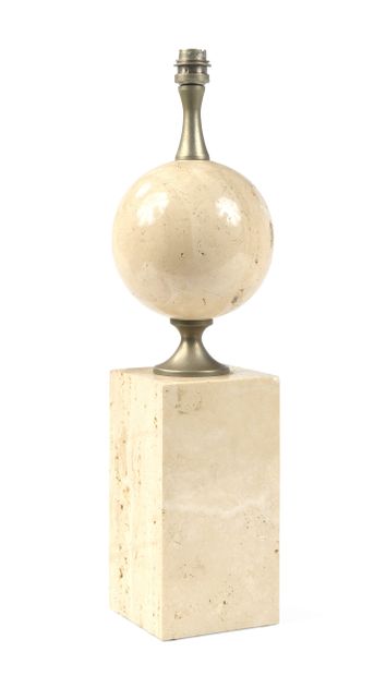 Philippe BARBIER (1927-2020)
Lampe en travertin...