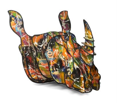 Robert SGARRA (1959)
Massacre de rhinocéros
Plastique,...