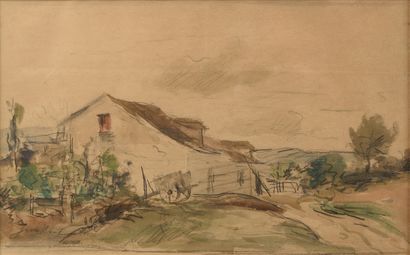 Attribué à Johann Barthold JONGKIND (1819-1891)
Étude...