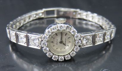 CHILEX
Montre-bracelet de dame en or gris...
