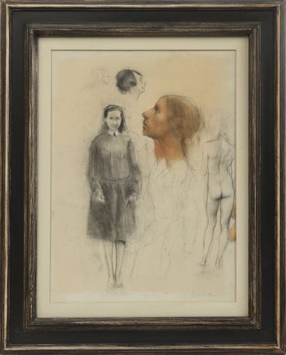 Juan CARDENAS (1939)
Sans titre
Fusain, pastel...