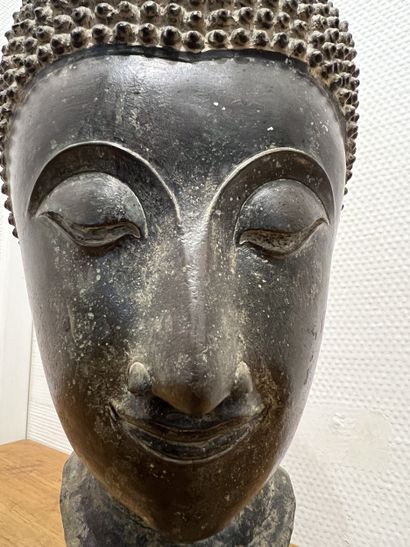 THAILANDE - Sukothai (XVe)
Tête de bouddha,...