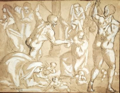 André MAIRE (1898-1984)
Le massacre des Innocents,...