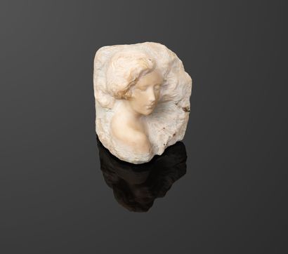 Léon BINET (1880-1958)
Tête de jeune femme...