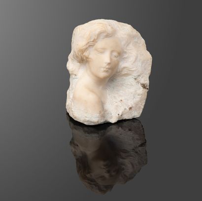 Léon BINET (1880-1958)
Tête de jeune femme...