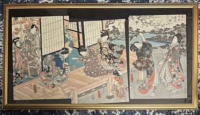 KUNISADA (Toyokuni III) (Japon, 1786-1865)
Estampe...