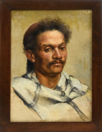École fin XIXe-début XXe
Portrait d'homme...