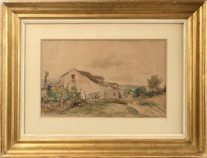Attribué à Johann Barthold JONGKIND (1819-1891)
Étude...