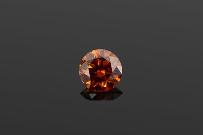 Bague en platine 950‰ sertie d'un diamant...