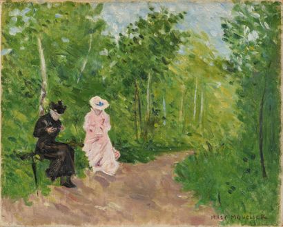 Marc M. MOUCLIER (1866-1948)
La conversation
Huile...
