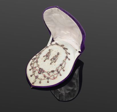 Demi-parure en argent 800‰ comprenant un...