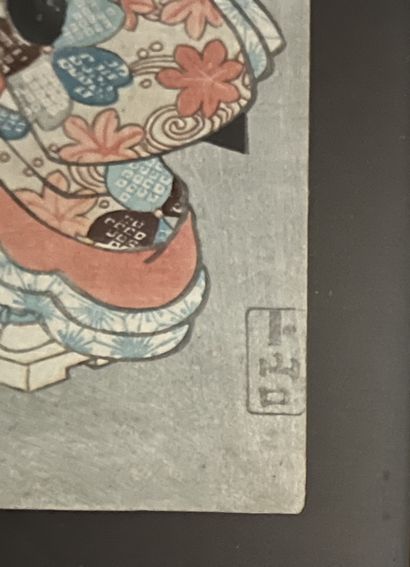 KUNISADA (Toyokuni III) (Japon, 1786-1865)
Estampe...