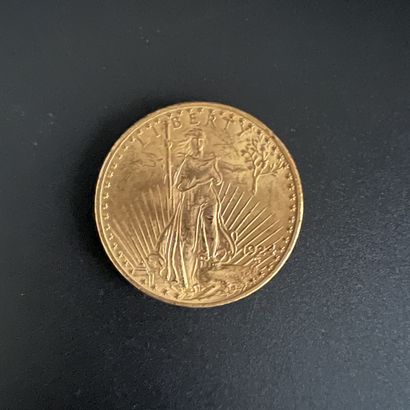 Une pièce de 20$ Saint-Gaudens Etats-Unis,...