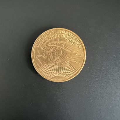 Une pièce de 20$ Saint-Gaudens Etats-Unis,...