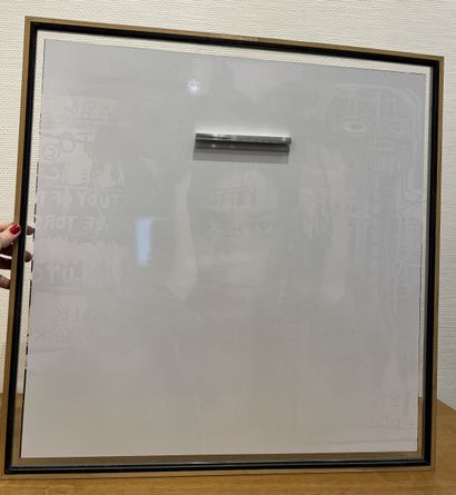 Robert SGARRA (1959)
Hommage à Basquiat
Offset...