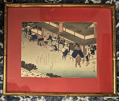 UTAGAWA HIROSHIGE (Japon, 1797-1858)
Deux...