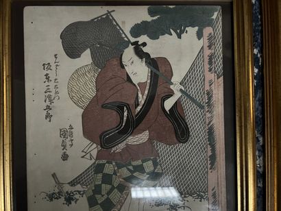 UTAGAWA KUNISADA (Toyokuni III) (Japon, 1786-1865)
Six...