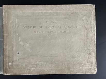 CHENAVARD (Antoine-Marie). Vues d'Italie,...