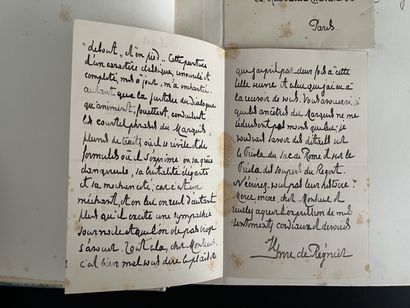 [Henri Lavedan]. DETHOMAS. RÉGNIER (Henri...