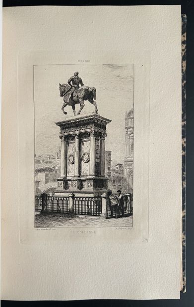 LANCE (Adolphe). Excursion en Italie. Aix-Les-Bains,...