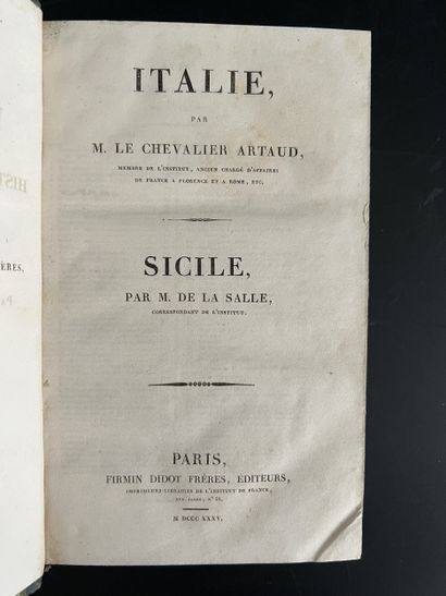 ARTAUD DE MONTOR (Alexis-François), GIGAULT...